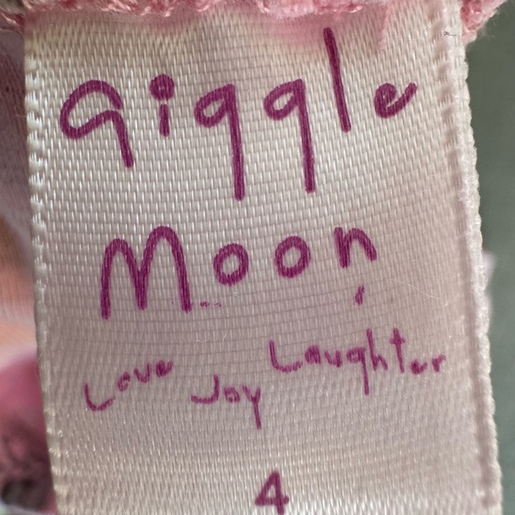 Giggle Moon, Pink & Gray, Floral, Outfit, Size 4 - Picture 8 of 8